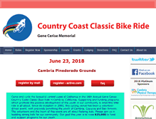 Tablet Screenshot of countrycoastclassic.org